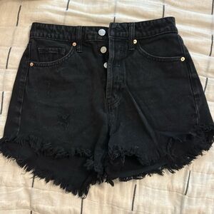 Wild Fable black denim shorts